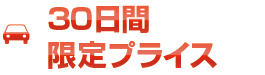 30日間限定プライス